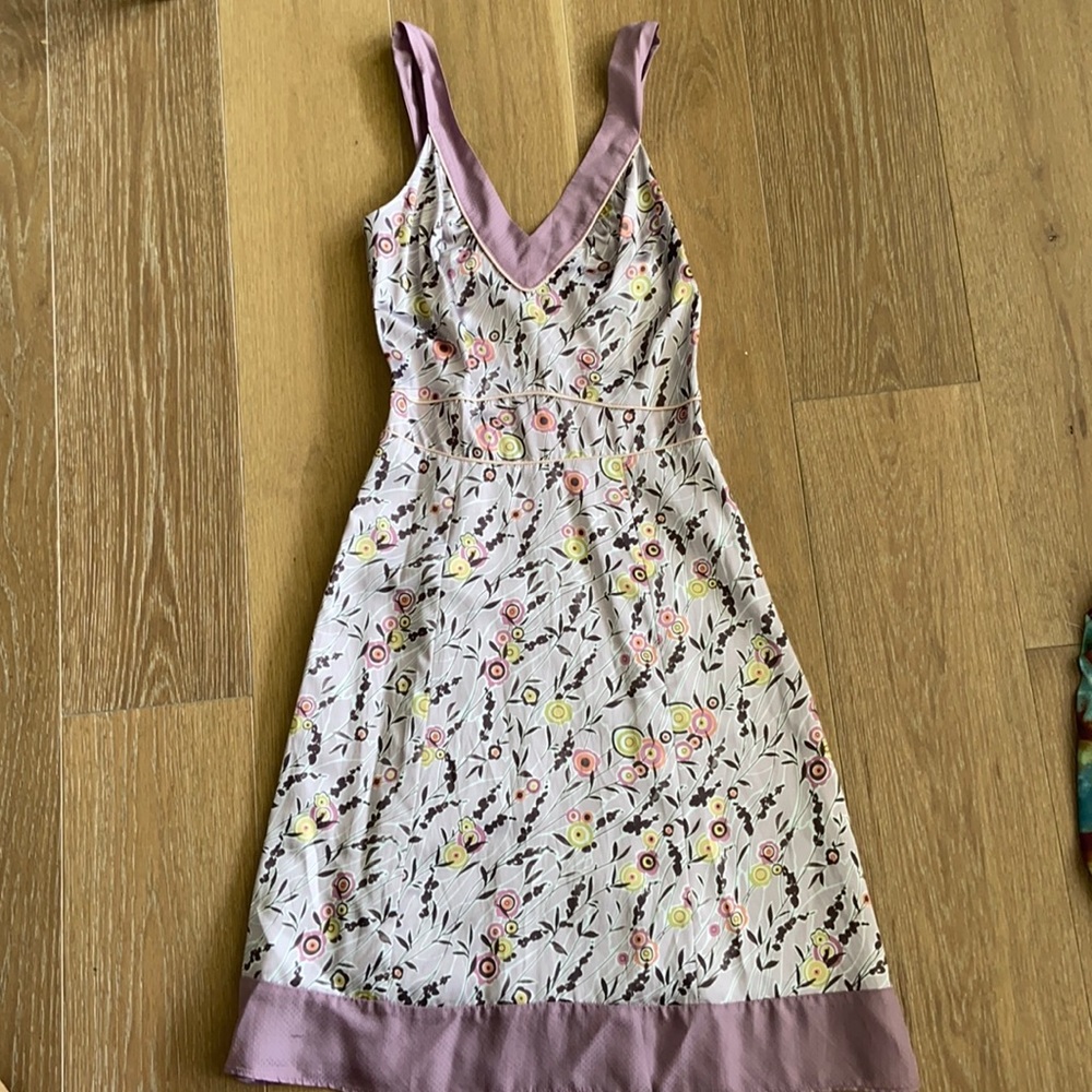 Alhanna Hill Satin floral dress